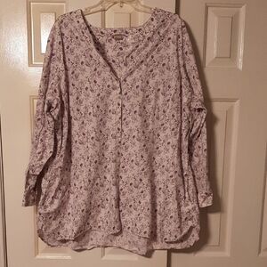 Floral Purple Women's Top